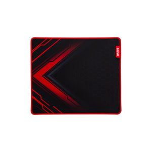 Marvo G49 Gaming Mouse Pad, Large 450x400x3mm, Soft Microfiber Surface for speed and control with Non-Slip Rubber Base and Stitched Edges, Black and Red