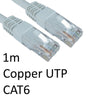 RJ45 (M) to RJ45 (M) CAT6 1m White OEM Moulded Boot Copper UTP Network Cable