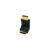 Target HDMI right angled male to female adapter, due to the position of the HDMI port it can make 270 on some devices