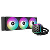 DeepCool LD 360 AIO Liquid CPU Cooler, Universal Socket, 360mm Radiator, PWM 2400RPM Cooling Fans, Addressable RGB LED Lighting, Fully Customizable Infinity Mirror Cap Design, Digital Display,