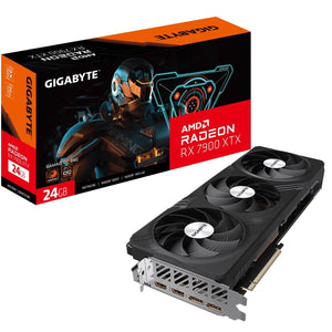 Gigabyte AMD Radeon RX 7900 XTX GAMING OC 24G Graphics Card, 24GB GDDR6, 6144 Streams, 2525 MHz Boost Clock, Triple Fan, RGB, 2x DisplayPorts / 2x HDMI Ports