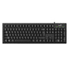 Genius KB-100 Wired Smart Keyboard, USB Plug and Play, Customizable Function Keys, Multimedia, Full Size UK Layout Design for Home or Office, Black