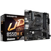 Gigabyte B550M K Ultra Durable AMD AM4 Socket Motherboard, Micro-ATX, 4x DDR4 Slots, 2x M.2 Sockets, GbE LAN, 1x DisplayPort / 1x HDMI Port