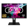 piXL PX27UDH4K 27 Inch Frameless IPS Monitor, 4K, LED Widescreen, 5ms Response Time, 60Hz Refresh Rate, HDMI, Display Port, 2x USB-A, USB-B, USB-C, 16.7 Million Colour Support, VESA Mount, Black Finish, 3 Year Warranty