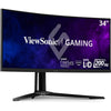 ViewSonic XG341C-2K 34-inch Ultrawide Curved Gaming Monitor, UWQHD, Mini LED, 200Hz, 1ms, USB-C, Freesync, Dual Integrated Speakers, 2x HDMI, DisplayPort, Height Adjust