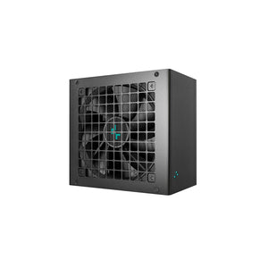 DeepCool PN750M 750W PSU, ATX 3.1, 120mm Silent High Performance Fan, 80 PLUS Gold, Fully Modular, UK Plug, Flat Black Cables, Japanese Bulk Capacitors