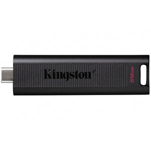 Kingston DTMAX/512GB DataTraveler Max 512GB USB-C USB Drive, USB3.2, Gen2, 1000MB/s, Black, Retail Boxed